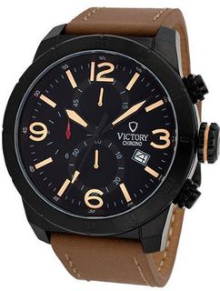 Victory Instruments V-Nomad Chronograph Tan/Tan Leather Casual 1283-TT