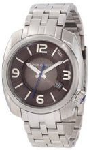 Vince Camuto VC/1000GNSV The Pilot Gunmetal Dial Date Function Silver-Tone