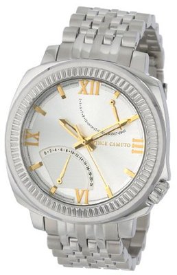 Vince Camuto VC/1002GTSV The Veteran Date Function Silver-Tone Bracelet