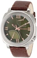 Vince Camuto VC/1003GRDS Veteran Green Dial Brown Leather Strap