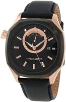 Vince Camuto VC/1006BKBR The Spectator Rosegold-Tone Day Date