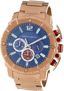 Vince Camuto VC/1020BLRG The Striker Steel Rose Gold-Tone Blue Dial Chronograph