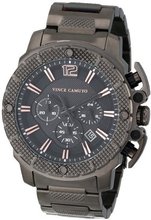 Vince Camuto VC/1020DGDG The Striker Steel Chronograph Dark Gunmetal-Tone Bracelet