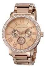 Vince Camuto VC/5000RGRG Swarovski Crystal Accented Rose Gold-Tone Multi-Function Bracelet