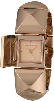 Vince Camuto VC/5026RGRG Rosegold-Tone Pyramid Bracelet Covered Dial