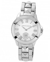 Vince Camuto VC/5049SVSV Round Swarovski Crystal Accented Silver-Tone Bracelet