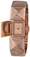 Vince Camuto VC/5058RGRG Rose Gold-Tone Pyramid Covered Dial Bracelet