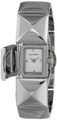 Vince Camuto VC/5059SVSV Silver-Tone Pyramid Bracelet Covered