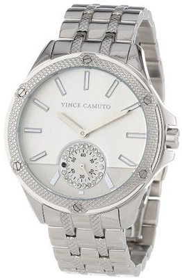 Vince Camuto VC/5083SVSV Swarovski Crystal Accented Silver-Tone Remote Sweep Bracelet