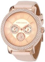 Vince Camuto VC/5144RGPK Swarovski Crystal Accented Multi-Function Rose Gold-Tone Pink Stingray Strap