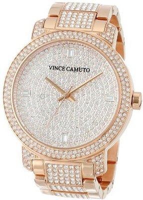 Vince Camuto VC/5146PVRG Swarovski Crystal Accented Rose Gold-Tone Bracelet