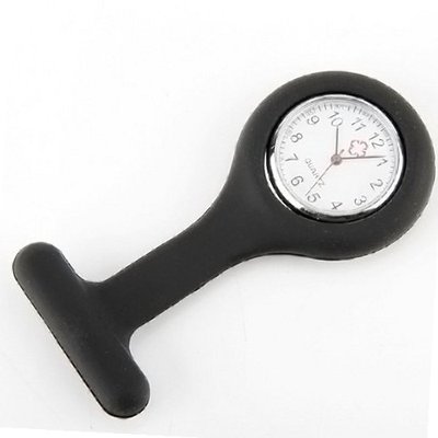 VIVA Fashion Brand New Black Silicone Nurses Brooch Fob Brooch Tunic Pocket Nurse