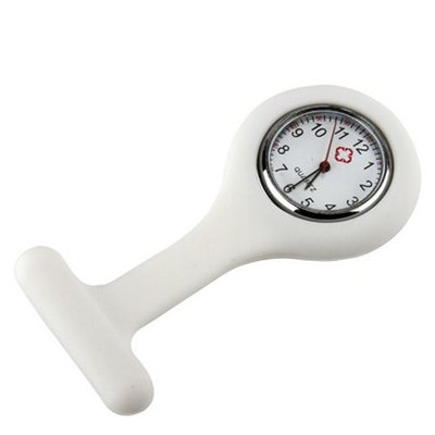 VIVA Fashion Brand New White Silicone Nurses Brooch Fob Brooch Tunic Pocket Nurse
