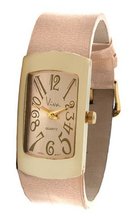 Viva Gold-Tone Pink Dial Pink Metallic Strap #V2381RS