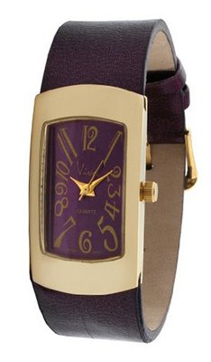 Viva Gold-Tone Purple Dial Purple Metallic Strap #V2381PR