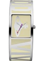 Vivienne Westwood Bond Quartz with Beige Dial Analogue Display and Multicolour Stainless Steel Bangle VV084CM
