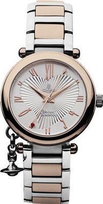 Vivienne Westwood Ladies Orb Rose Gold Case Bracelet