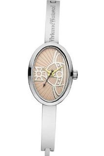 Vivienne Westwood Medal II Quartz with Rose Gold Dial Analogue Display and Silver Stainless Steel Bracelet VV019BRSSL