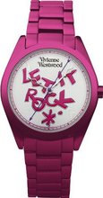 Vivienne Westwood St Pauls Quartz with Multicolour Dial Analogue Display and Red Bracelet VV072SLPK