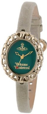 Vivienne Westwood VV005GRGY Rococo Swiss Quartz White Leather Strap