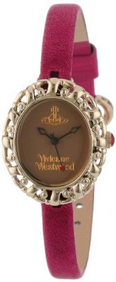 Vivienne Westwood VV005SMBY Rococo Swiss Quartz Purple Leather Strap