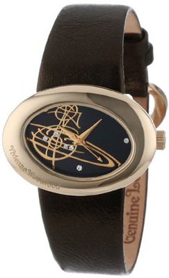 Vivienne Westwood VV014GD Ellipse Swiss Quartz Gold Tone Bezel