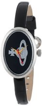 Vivienne Westwood VV019BK Medal Swiss Quartz Black Leather Strap