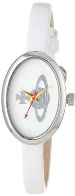 Vivienne Westwood VV019WH Medal Swiss Quartz White Leather Strap