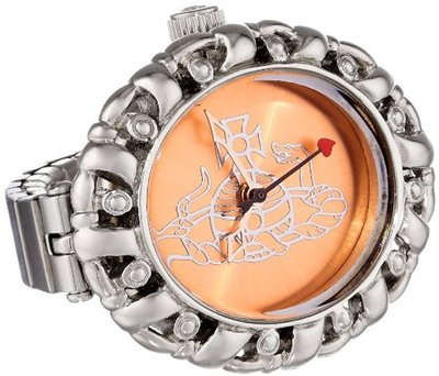 Vivienne Westwood VV052PKSL Plimlico Stainless Steel Swiss Quartz Ring