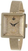 Vivienne Westwood VV053GDGD Lady Cube Gold Tone Stainless Steel Swiss Quartz Ring