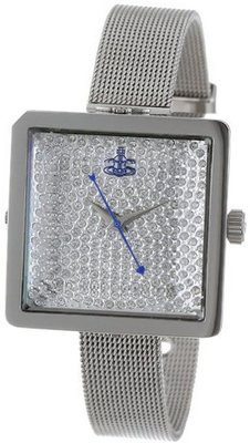 Vivienne Westwood VV053SLSL Lady Cube Stainless Steel Swiss Quartz