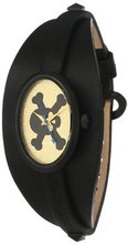 Vivienne Westwood VV056BKBK Medallion Swiss Quartz Black Leather Strap