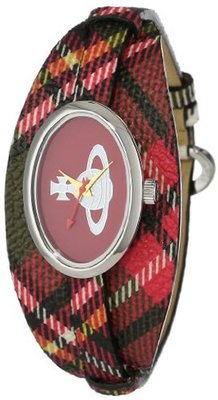 Vivienne Westwood VV056PKBR Medallion Swiss Quartz Multi-Colored Leather Strap