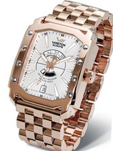 Vostok-Europe Arktika Rose Goldtone Automatic with AM-PM Indicator 3409155B