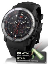 Vostok-Europe Ekranoplan Caspian Sea Monster Tritium Tube Chronograph 5464136