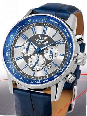 Vostok-Europe Gaz-Limo Quartz Chronograph with 24-Hour Sub-Dial 5611132