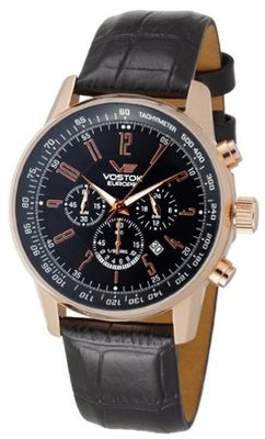 Vostok-Europe OS22/5619133 Gaz-14 Limo Quartz Black Dial