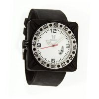 Deepest Gent in Black with White Dial