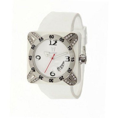 Deepest Lady Ladies in White with Silver Bezel