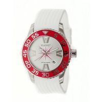 H2O Lady Ladies with White Band and Red Bezel