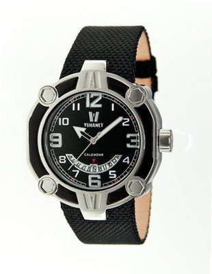 Snowest Circular with Black Nylon Band and Black Dial