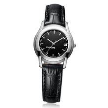 Vufflens V036.32 Donau Collection Black Leather Black Dial Quartz