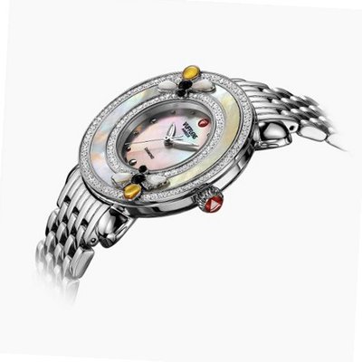 Vufflens V223 Amber Collection Sliver Honey Bee Quartz