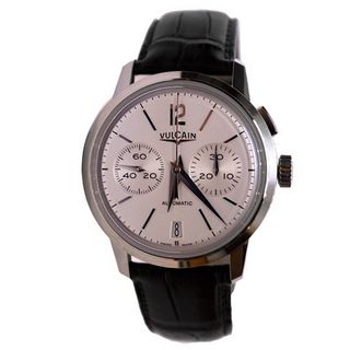 Vulcain 50s Presidents 570157-309 42mm Automatic Stainless Steel Case Brown Leather Anti-Reflective Sapphire