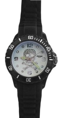 Waooh - Skull and Crossbones 38 Silicone Black/White