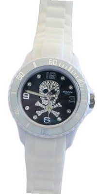 Waooh - Skull and Crossbones 38 Silicone White/Black