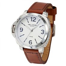 [ HELL DIVER ] NEW Brown Stainless-Steel White SB2C-3002SIL