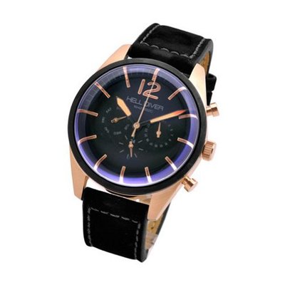 [ HELL DIVER] NEW Natural Leather Band Black_Black Dial SB2C-2001BKRG