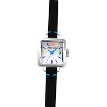 [ MILTON STELLE ] NEW Leather Strap Black Band_White Dial MSG096SB