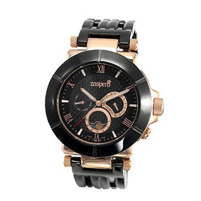 uWatch BOY [ ZASPERO ] NEW Black Stainless-Steel Wrist Black MG301-11 